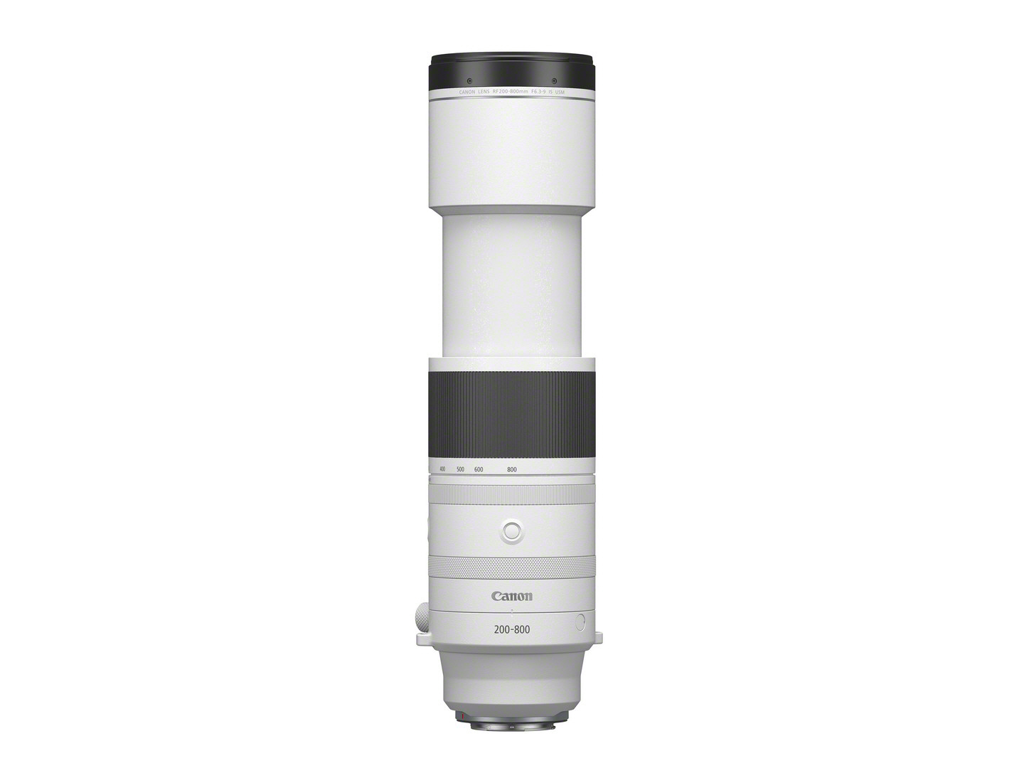 Teleobjektiv, Canon-Objektiv, 200-800mm, weiße Linse, Zoom-Objektiv