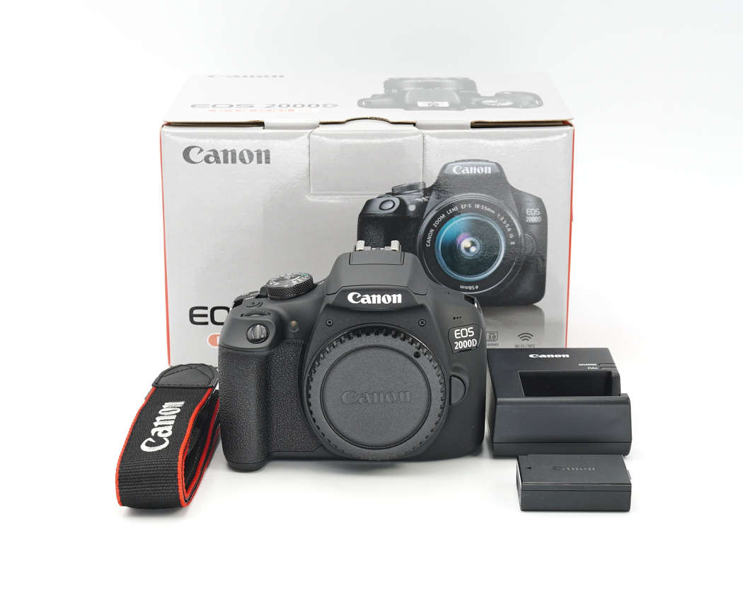 Canon EOS 2000D Gehäuse Retoure, nur ca. 200 Auslöser, org. verpackt #48395**