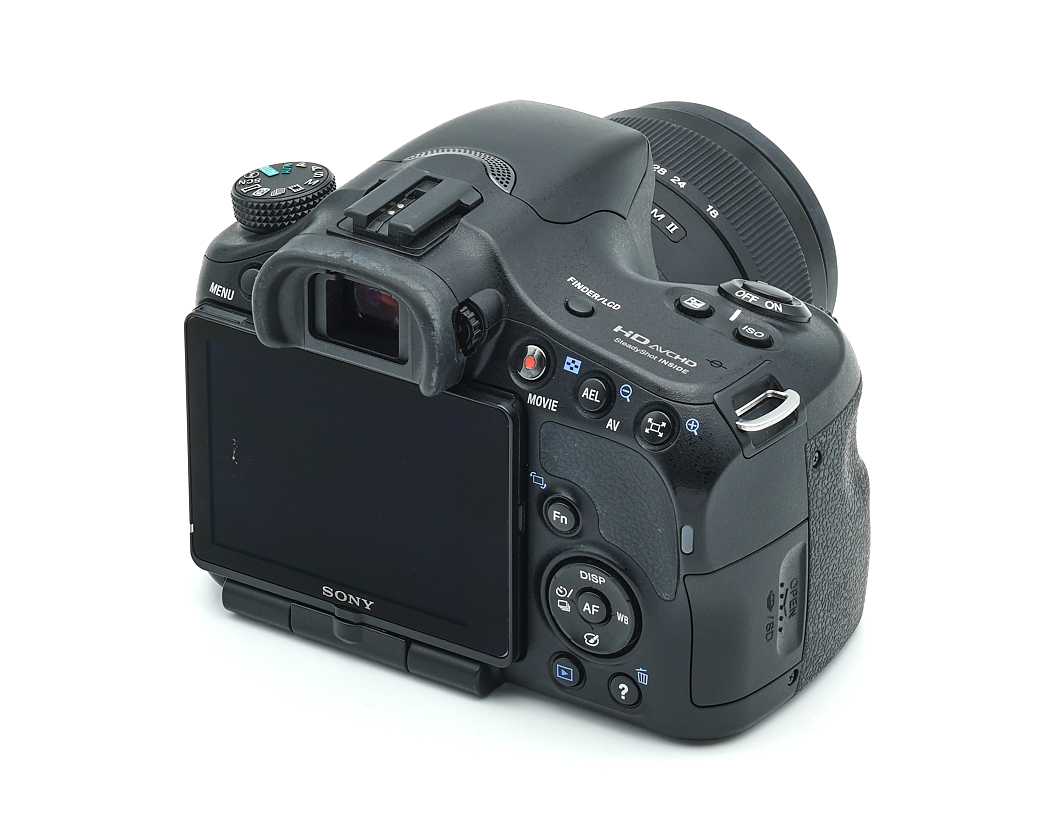 Digitale Kamera, SLR-Kamera, LCD-Bildschirm, schwarz, Objektiv