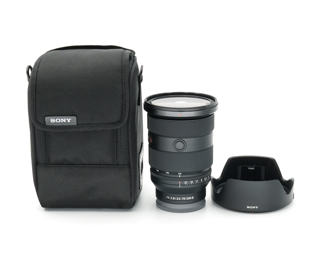 objektiv, zoomobjektiv, E-Mount, weiche tasche, Objektivblende