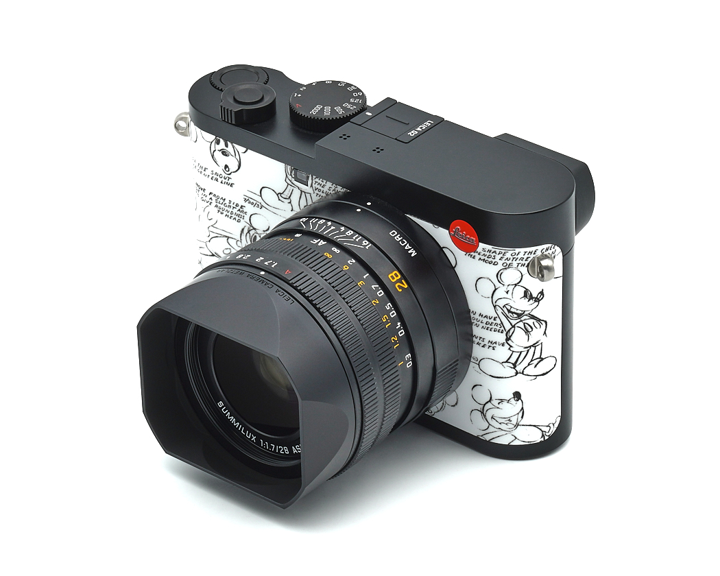 kamera,  kompakte Kamera, Objektiv, Leica, Micky-Maus Muster