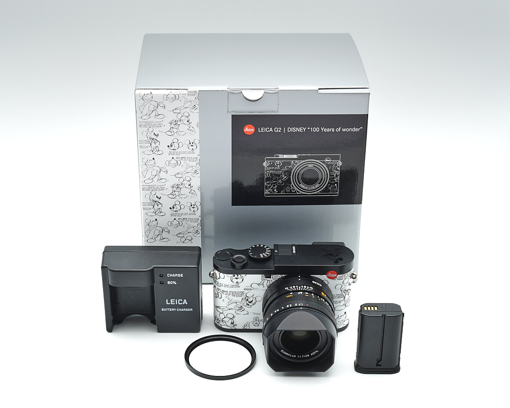 kamera, Spiegellos, 24mm Objektiv, Leica, Ladegerät