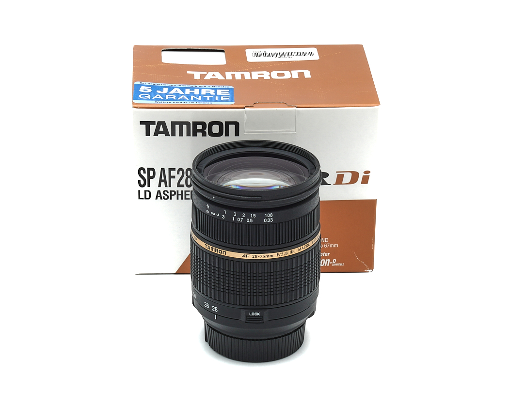 Objektiv, Tamron Objektiv, AF 28-75mm, Blende f/2.8, Manueller Fokusring