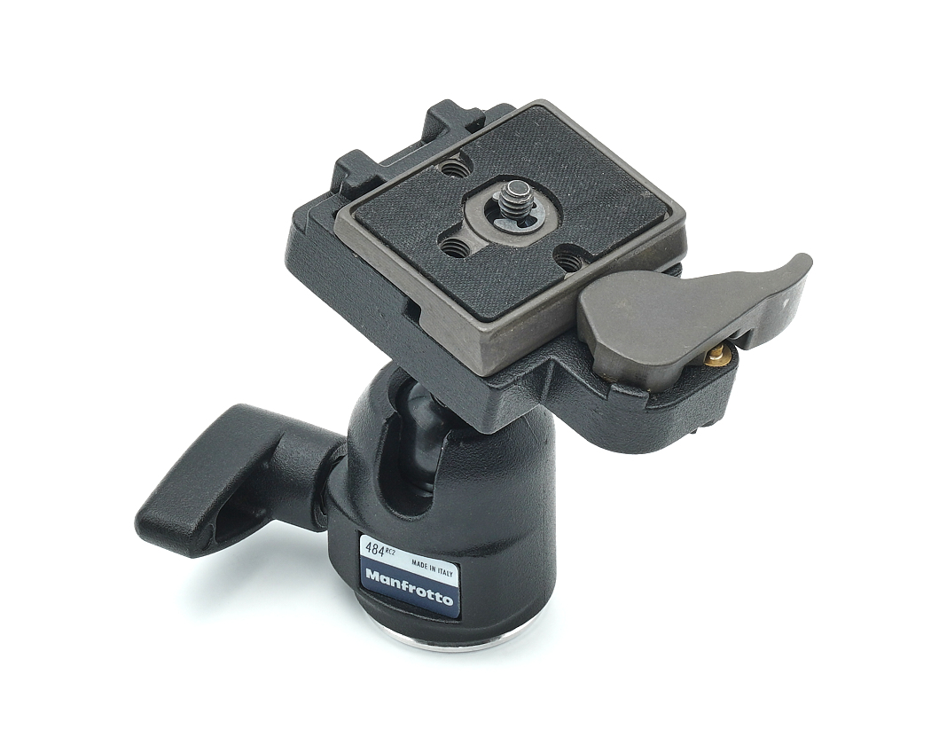 Kamera-Stativkopf, Ballenkopf, Schwenk-Neige, Schnellwechsel, Manfrotto