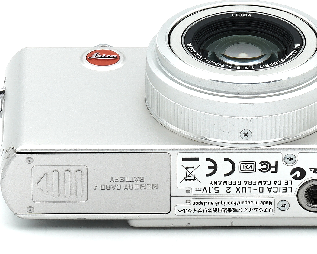 kamera, kompakt, silber, Leica, objektiv