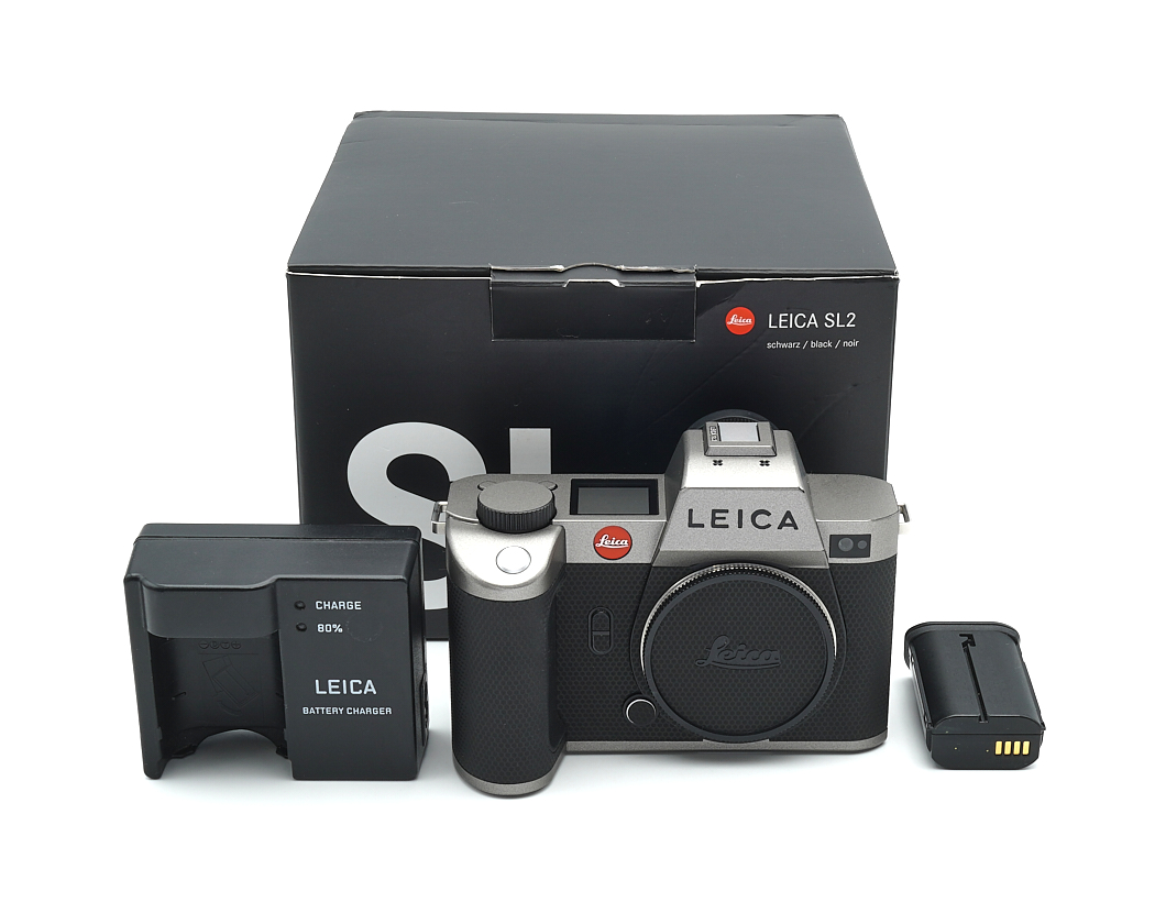 kamera, Spiegelreflex?, Leica?, schwarz, Set