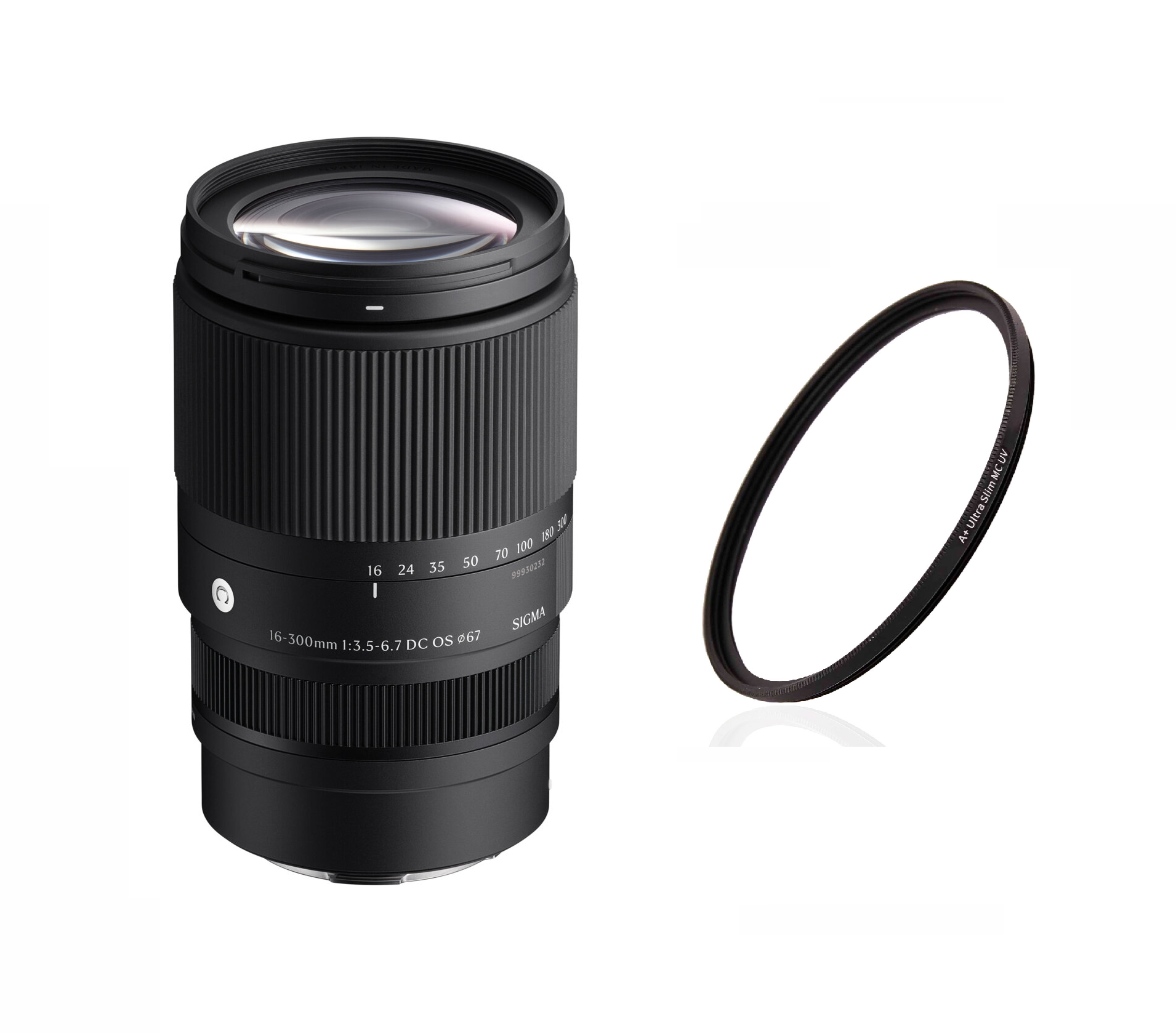 Sigma Contemporary 16-300mm 3.5-6.7 DC OS für L-Mount (APS-C) + BMC 67mm Slim UV-Filter