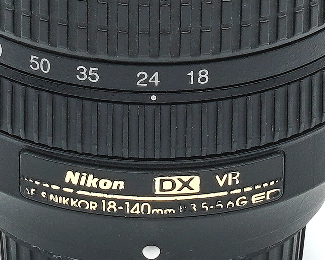 Kameraobjektiv, Nikon, DX, VR, 18-140mm