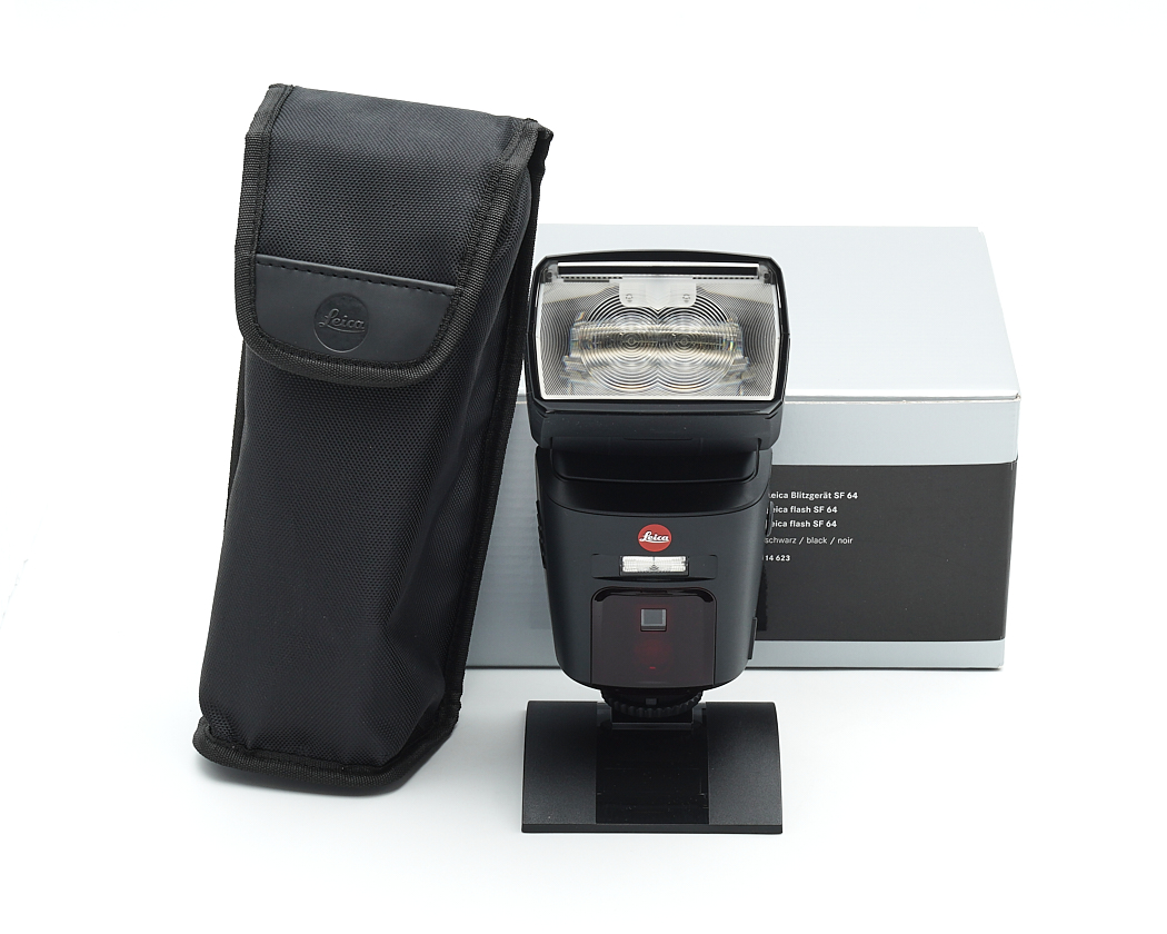 Blitzgerät, externes Blitzgerät, Leica, schwarz, Koffer/Beutel