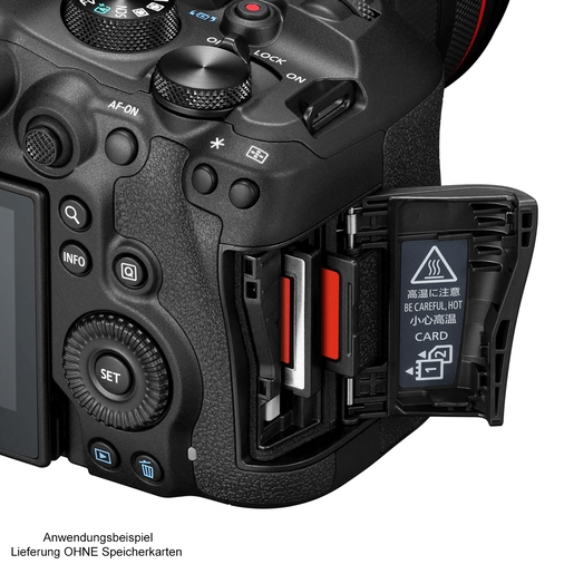 kamera, dslr, batterie, kartenslot, heiße schuh