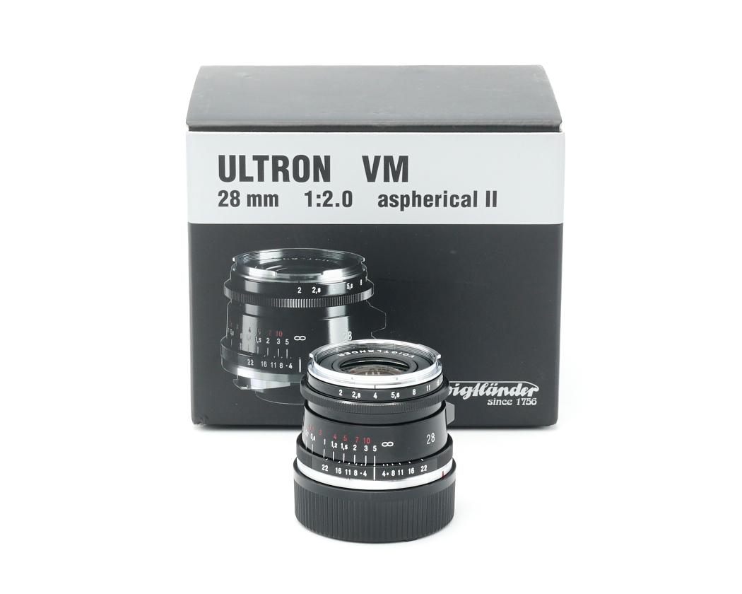 Voigtländer Ultron 28mm 2.0 ASPH VM Type II schwarz Leica M wie neu #49275**
