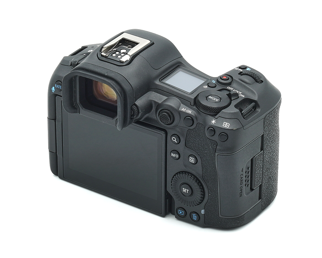 kamera, dslr, digital, schwarz, rückseite