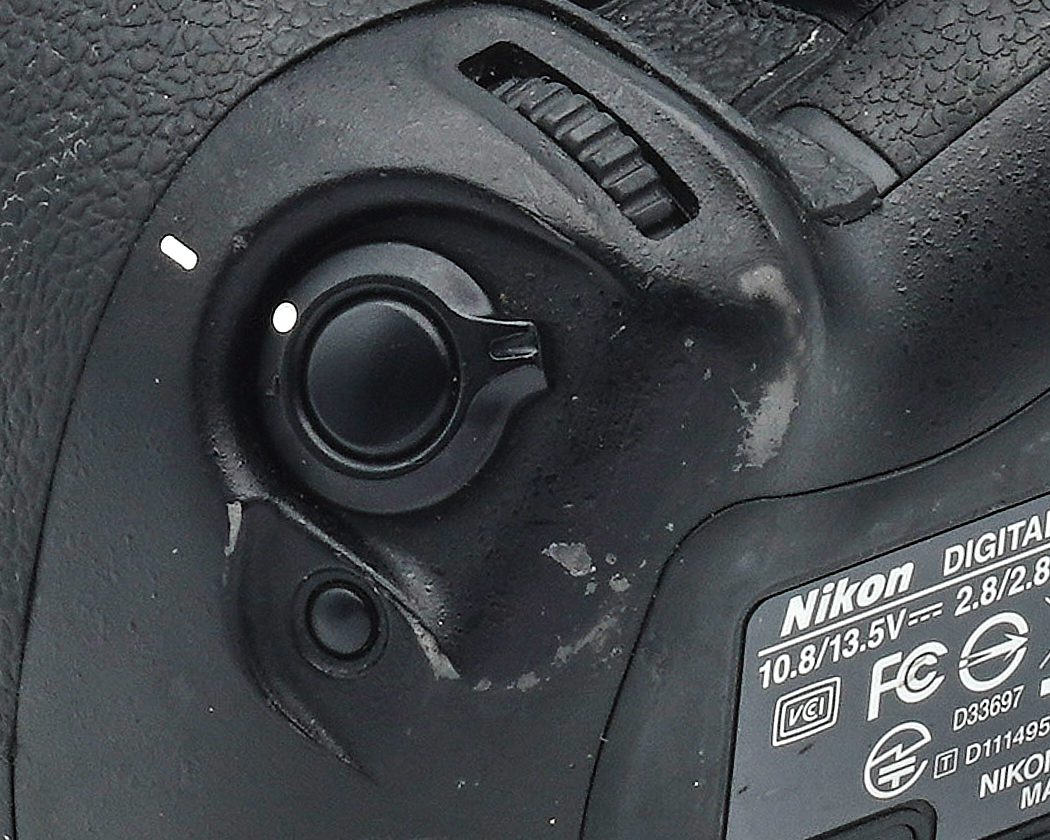 Kamera, Nikon, Gehäuse, Griff, Bedienelemente