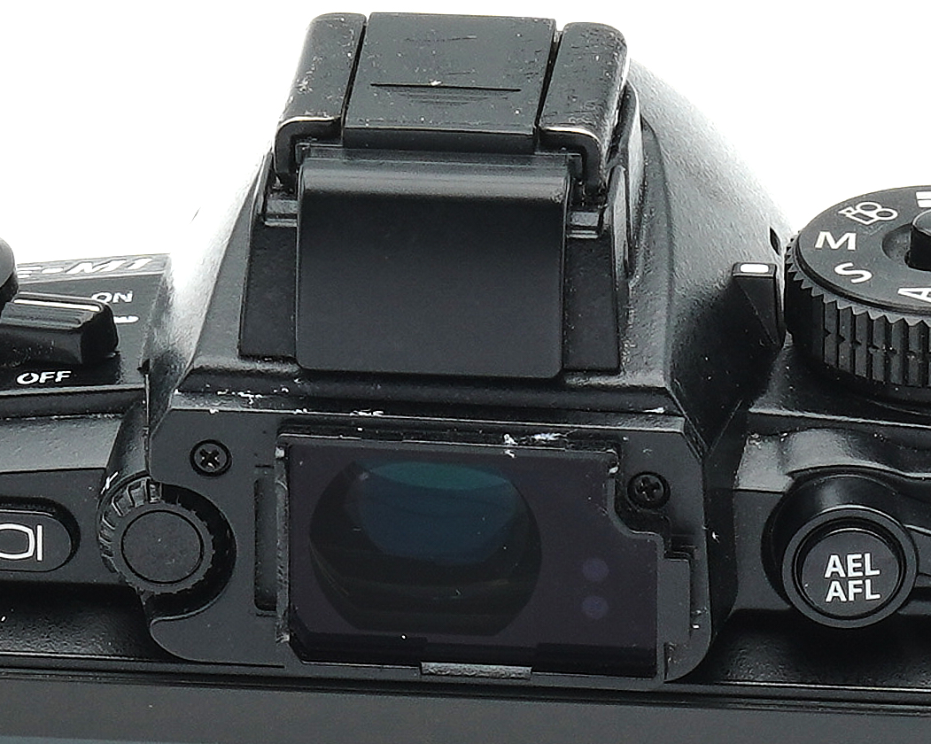 Kamera, Sucher, Display, Wählrad, Verarbeitung
