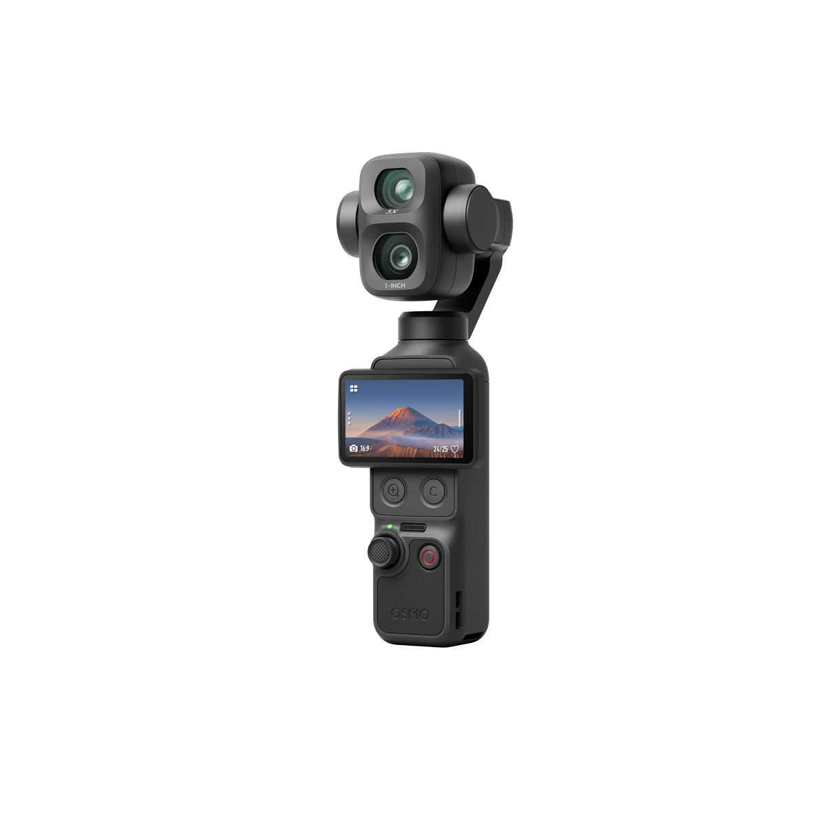 Gimbal, Kamera, Doppel-Linse, Handheld, Display