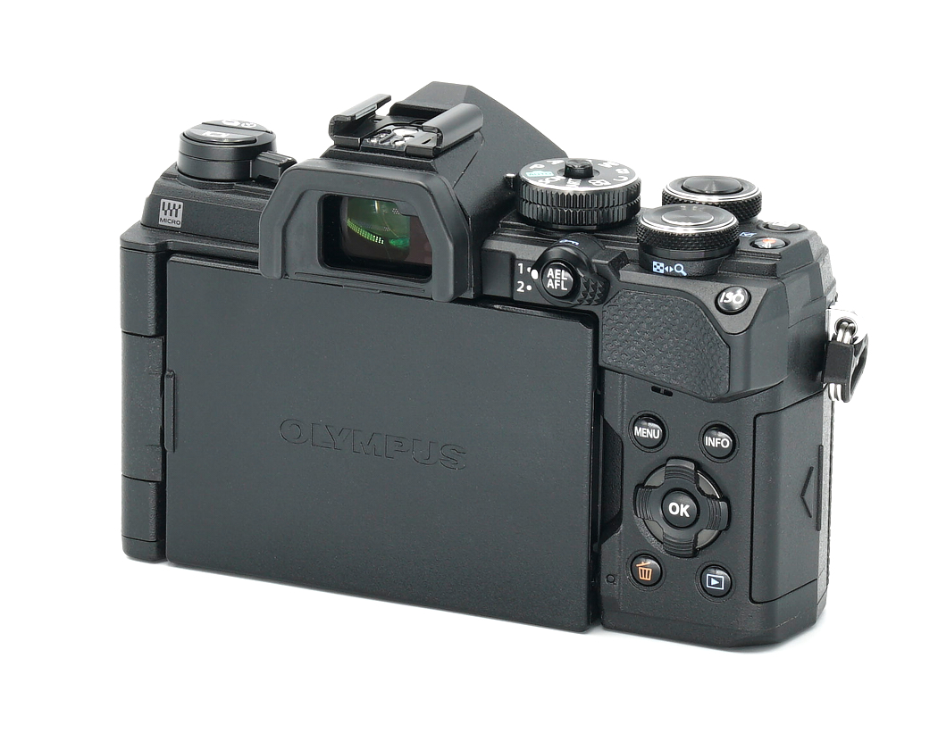 Kamera, Digitale Kamera, Olympus, Rückseite, Sucher