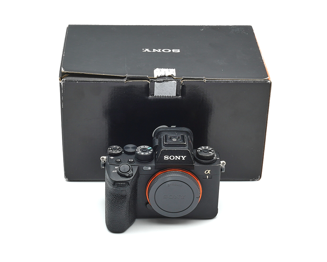 kamera, spiegelreflexlos, Sony, schwarz, verpackung