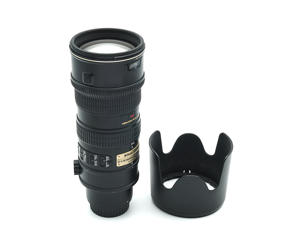 Objektiv, Nikon, Teleobjektiv, Zoomobjektiv, schwarz