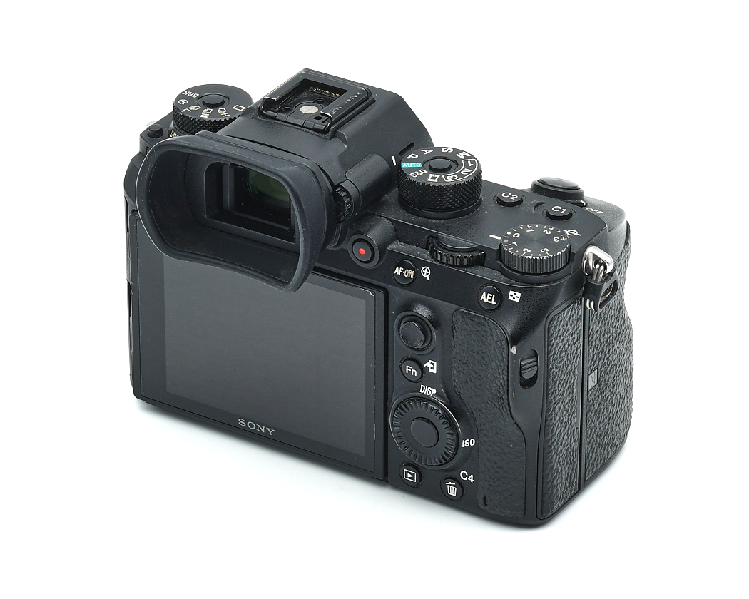kamera, digitale kamera, Sony Kamera, Rückansicht, Bedienelemente