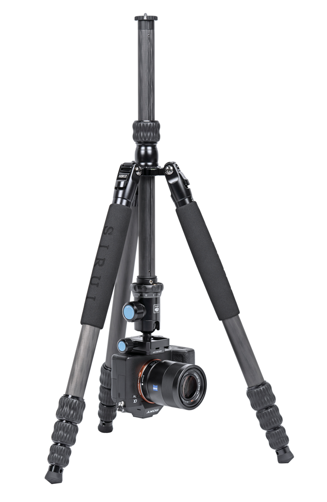 Sirui Traveler 7C Reise Drei-/Einbeinstativ Carbon mit Videokopf VA-5 schwarz