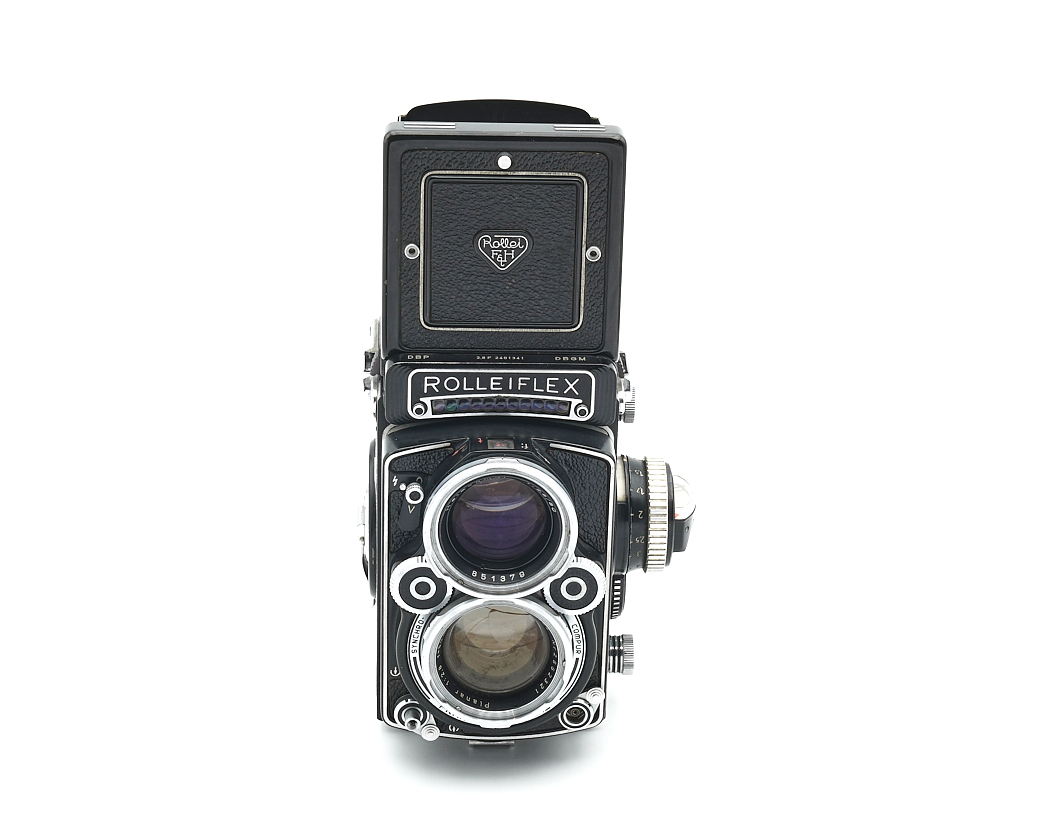 Doppel-Linsen-Spiegelreflex, Filmkamera, Mittelformat, Rollei, Vintage-Kamera