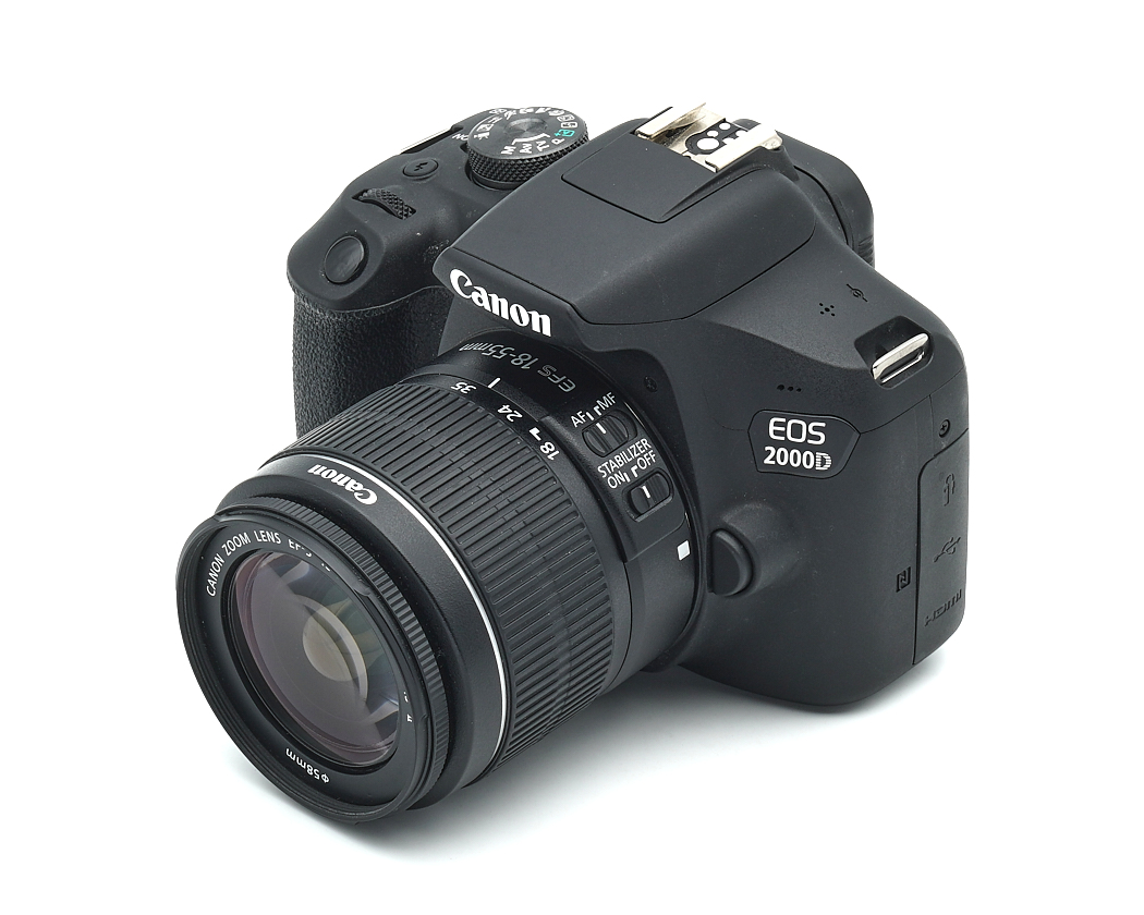 Digitale Kamera, Canon, EOS 200D, Objektiv, SLR-Kamera