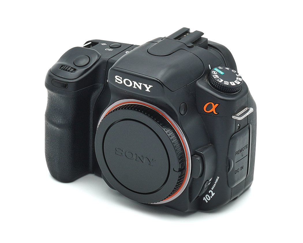 kamera, Digitalkamera, Sony, Spiegelreflex?, schwarz