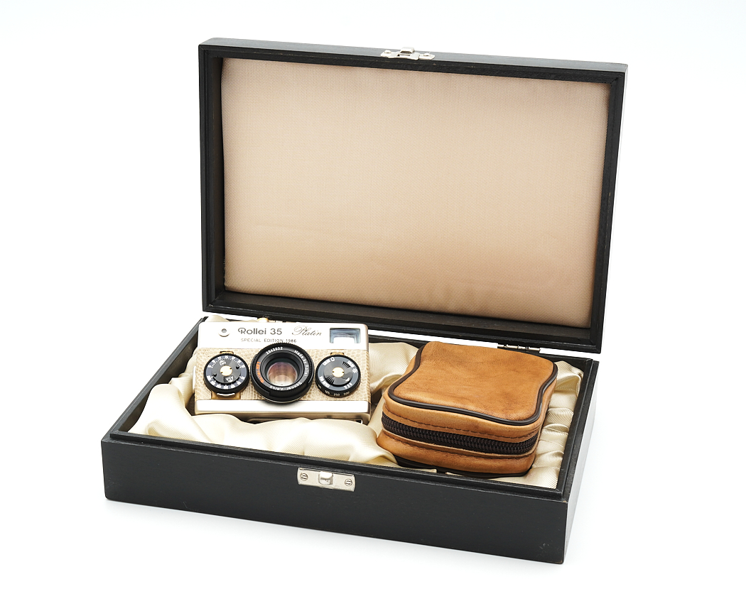 kamera, vintage, kompakt, rangefinder, tasche