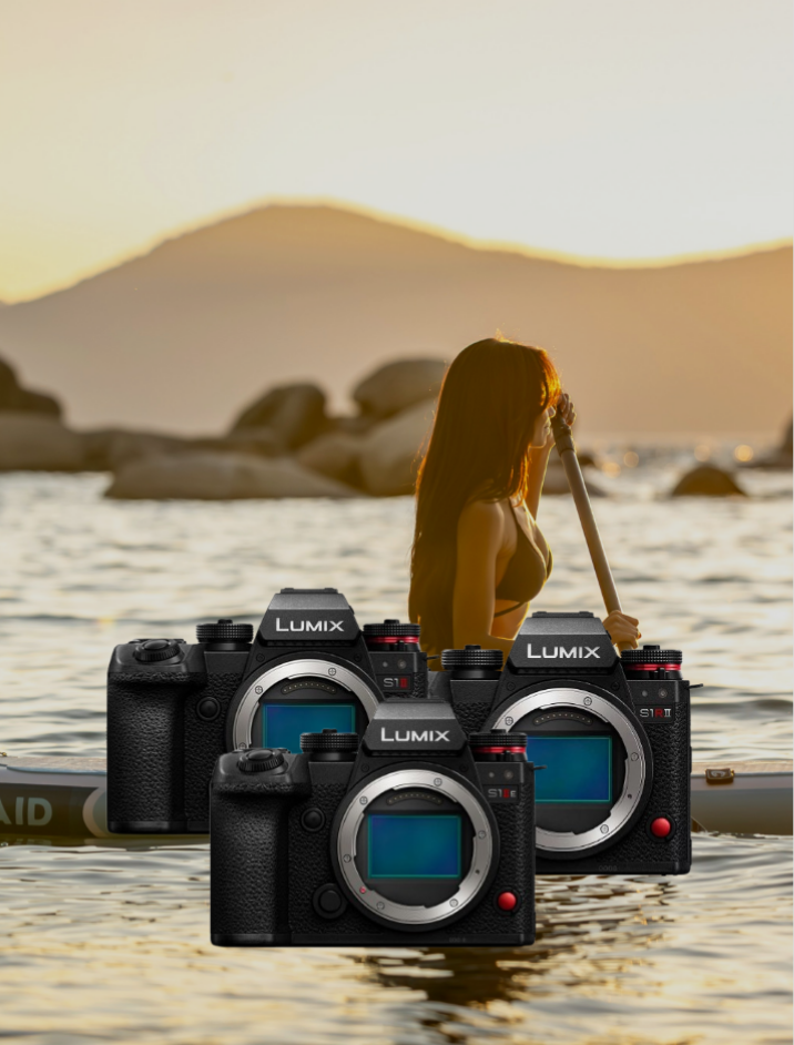 spiegellose kamera, digitale kamera, Lumix, sensor, schwarze kamera