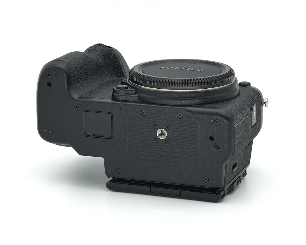kamera, DSLR-Body, schwarz, Montierung, Basisplatte