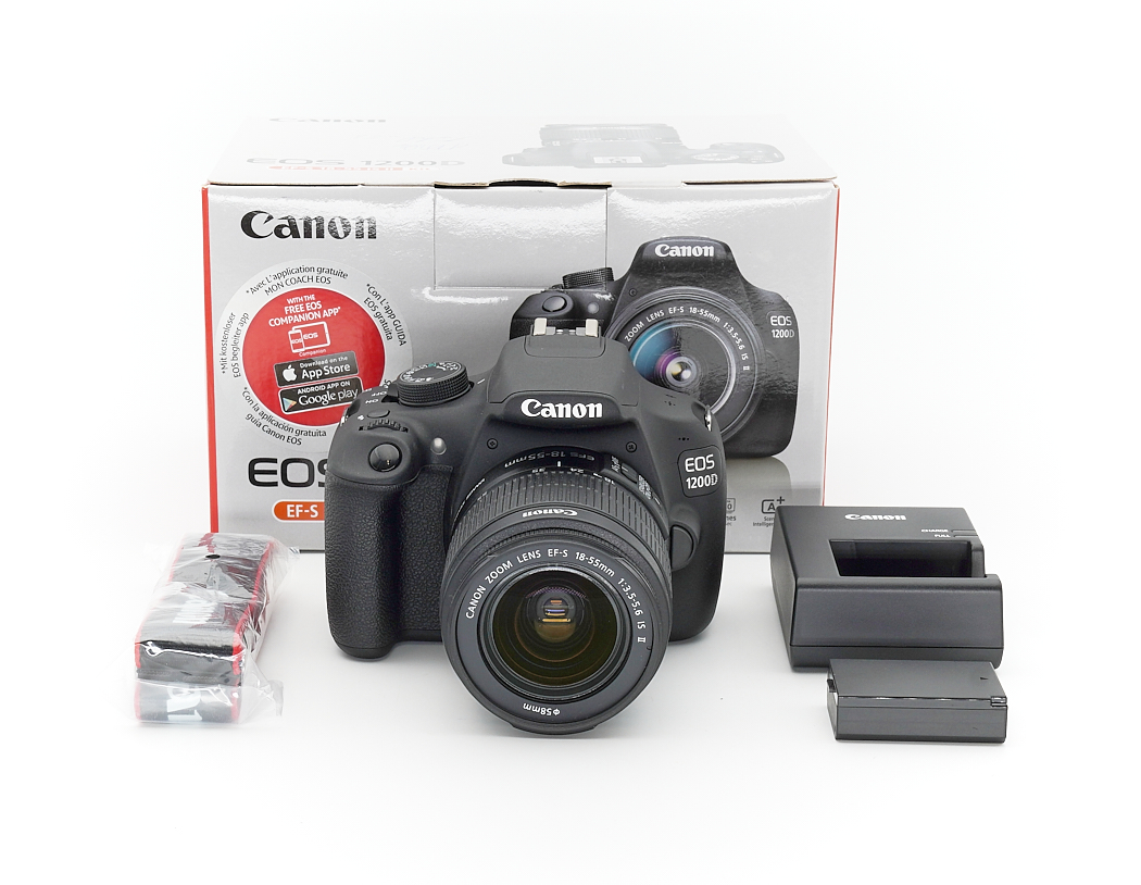Canon EOS 1200D + Zoom 18-55mm 3.5-5.6 IS II MESSEWARE Canon-Fachhändler #**