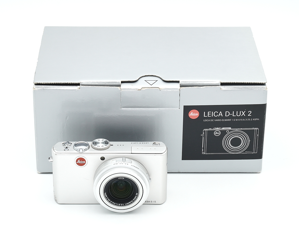 kamera, Kompaktkamera, weiß, Leica, Schachtel