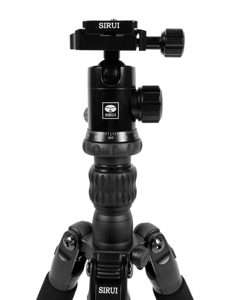 Sirui Traveler 7C Reise Drei-/Einbeinstativ Carbon mit Videokopf VA-5 schwarz