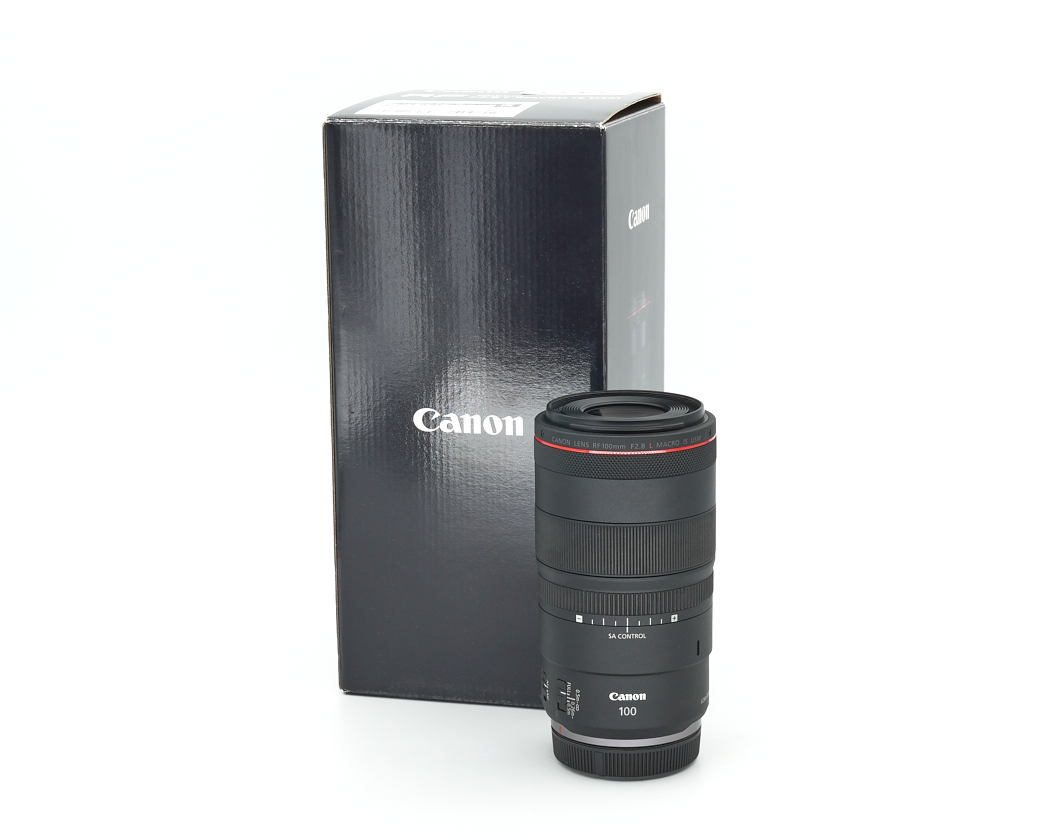 Objektiv, Canon-Objektiv, RF 100mm, schwarz, Fotografie-Zubehör