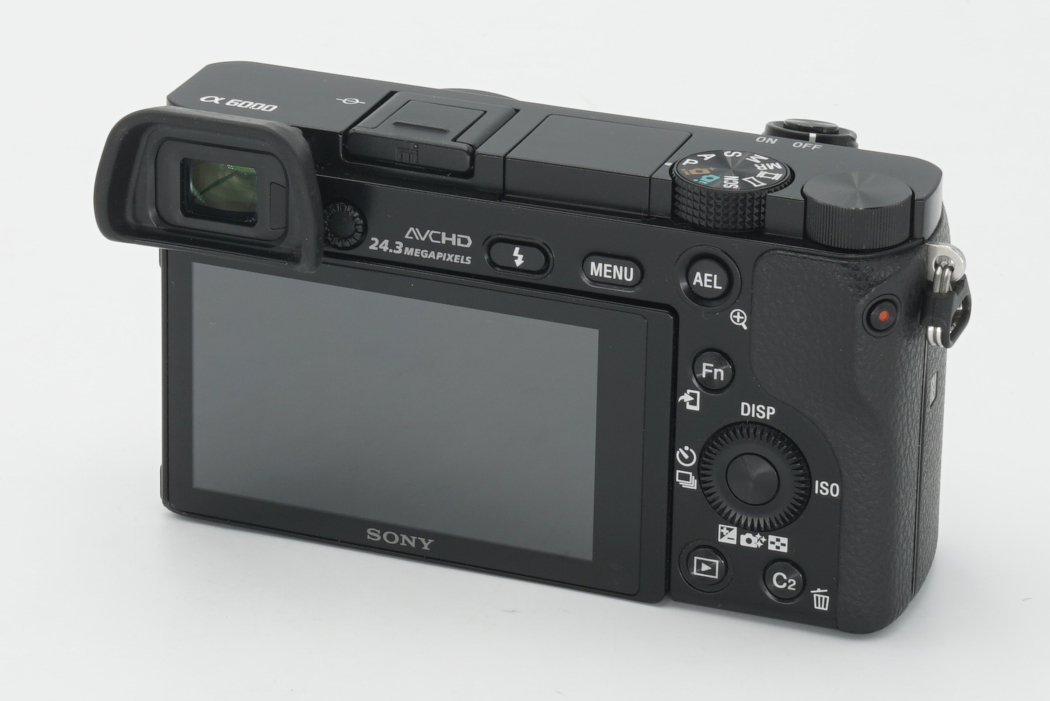 kamera, digital, Sony, LCD, rückseite