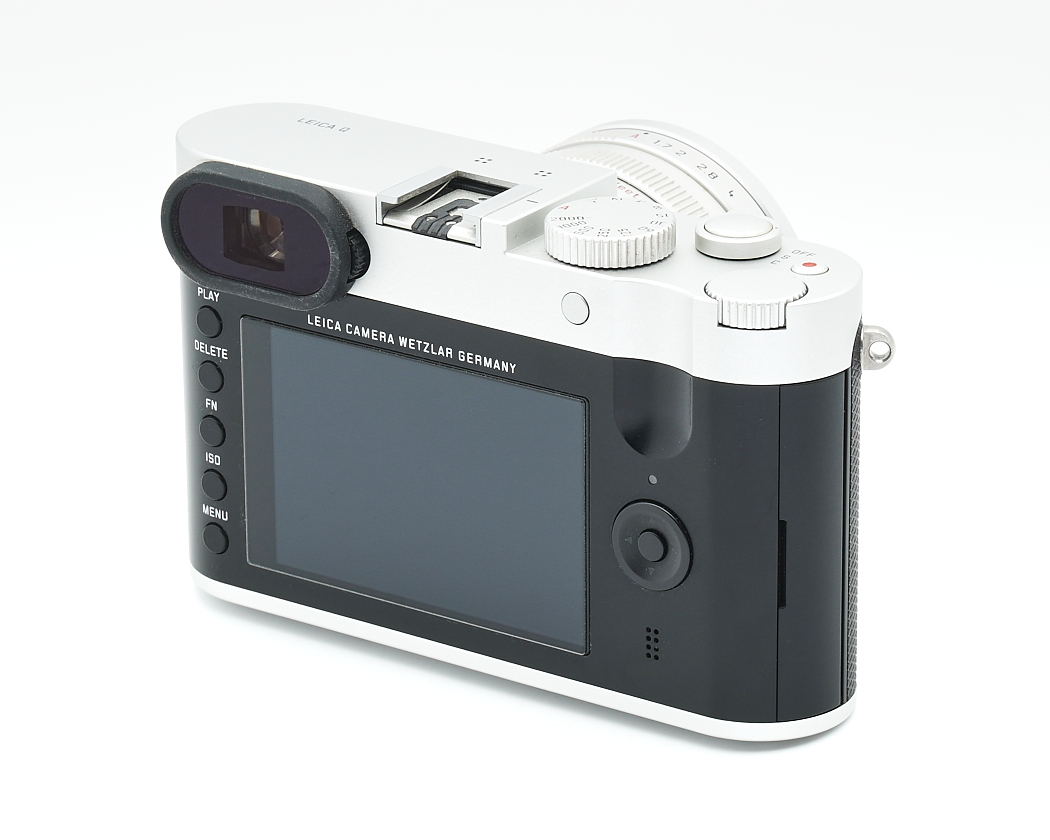  Digitalkamera, Leica, Spiegellose Kamera, Silber-Schwarz, LCD-Bildschirm