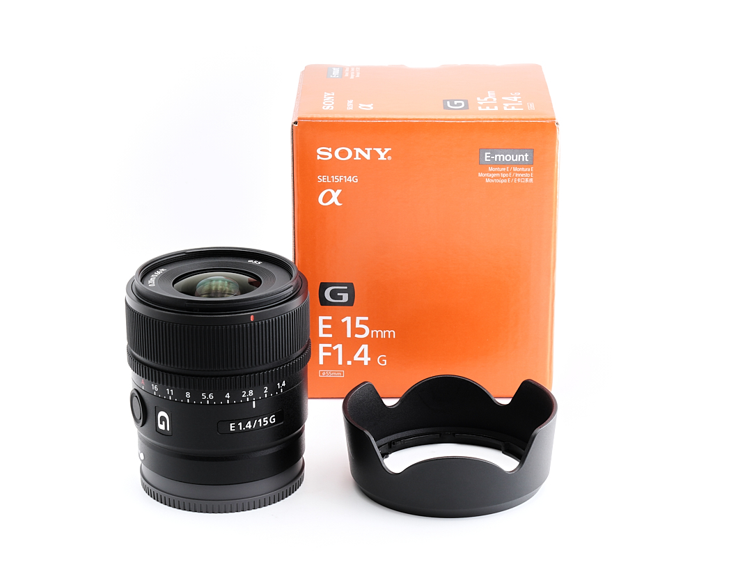 Objektiv, E-Mount, 15mm, F1.4, G-Objektiv