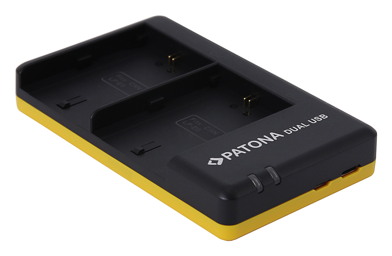 PATONA Dual Schnell-Ladegerät für Canon LP-E6