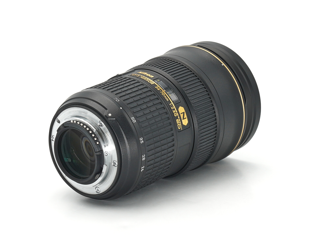 objektiv, nikkor, Zoomobjektiv, Metallfassung, schwarz