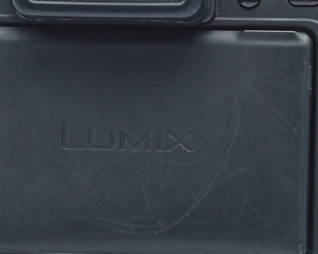 lumix, kamera, logo, schwarz, kunststoff