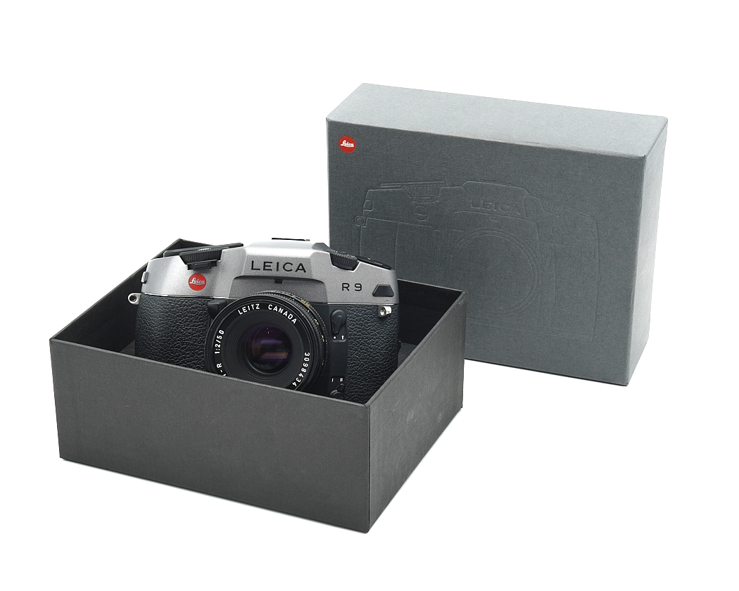 kamera, Leica, SLR, 35mm, Schachtel