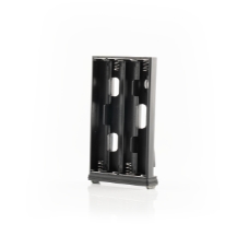 Metallleuchte, Kabelorganisator, rechteckige Gehäuse, schwarze Oberfläche, perforierte Platte