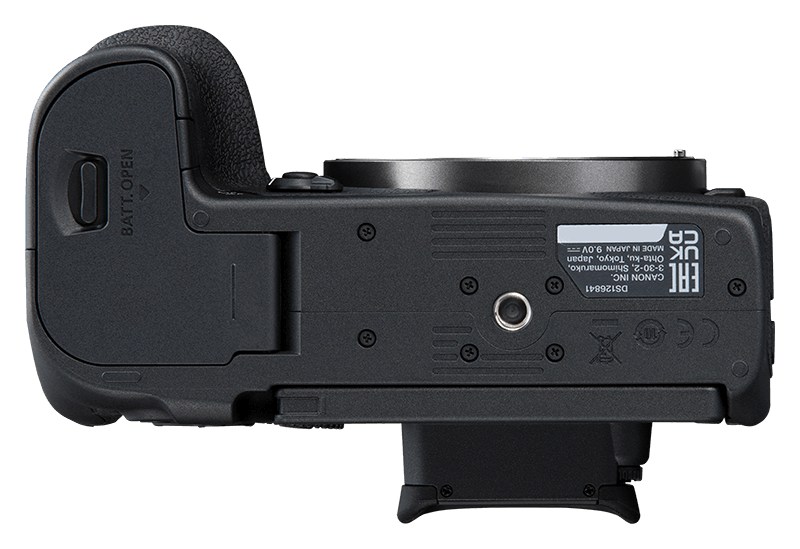 Kamera, DSLR, Akku-Griff, Unterseite, Anschlüsse