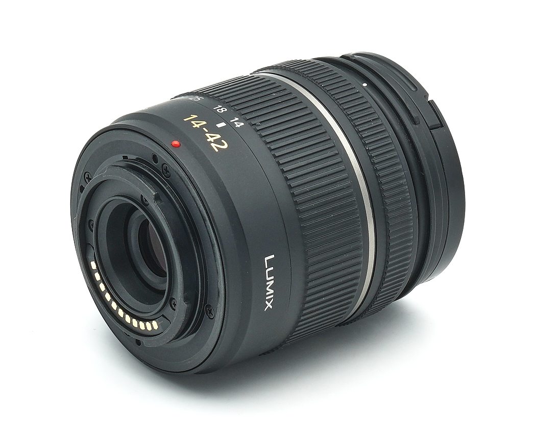 objektiv, Lumix, Kamera-Linse, schwarz, elektrische Kontakte