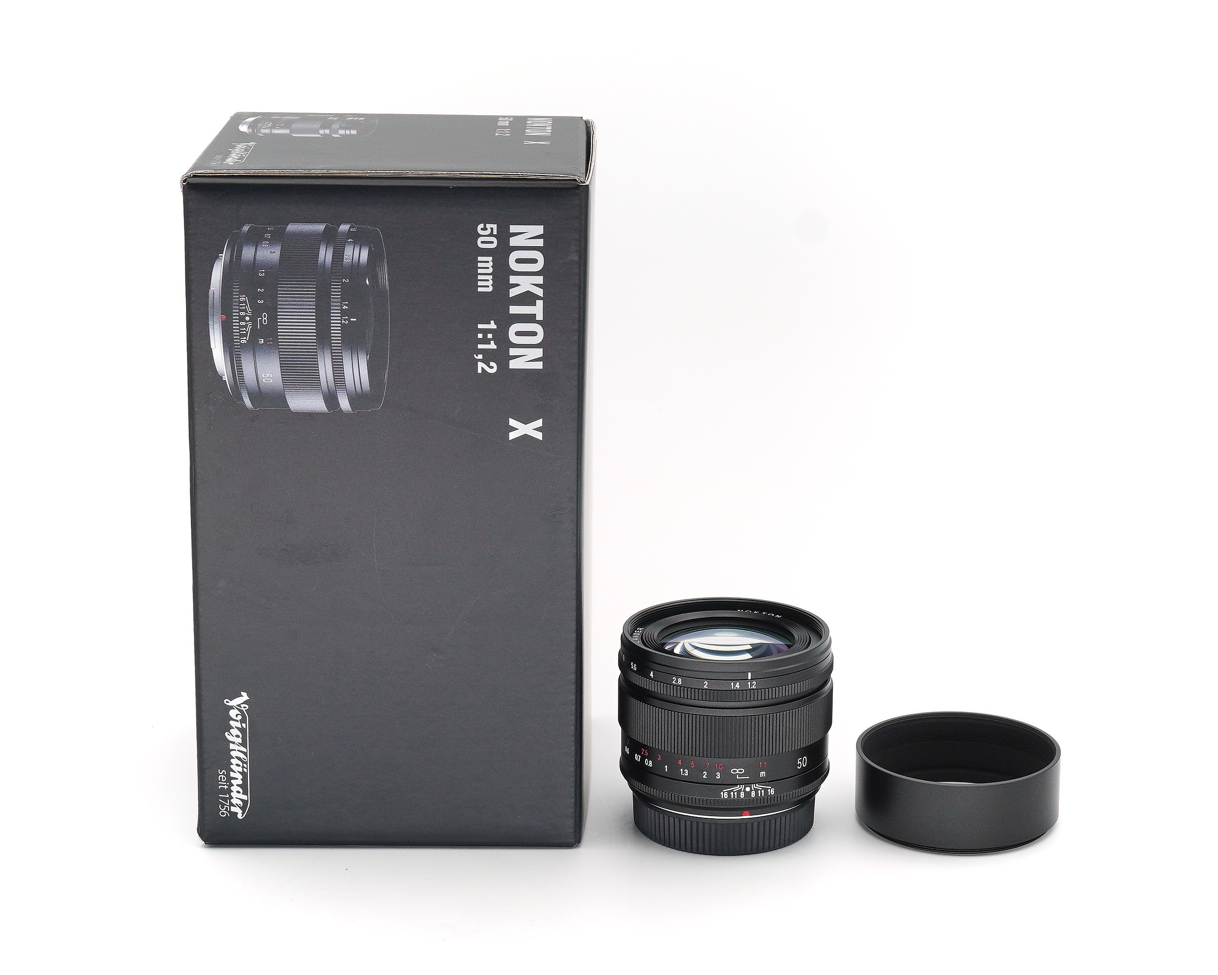 Voigtländer Nokton 50mm 1.2 schwarz für Fujifilm X-Mount Einzelstück #**