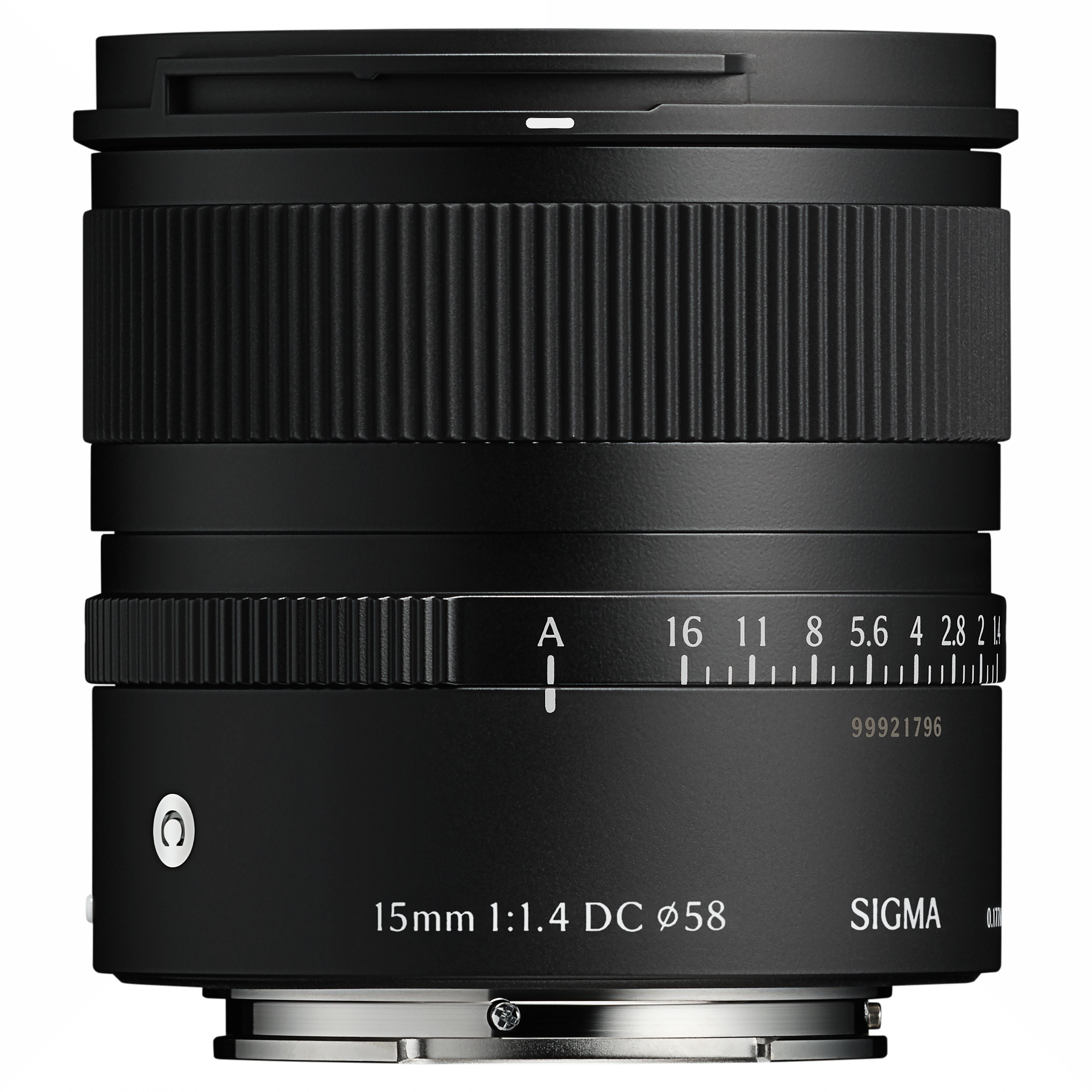 Objektiv, 15mm, 1:1.4, DC, Ø58