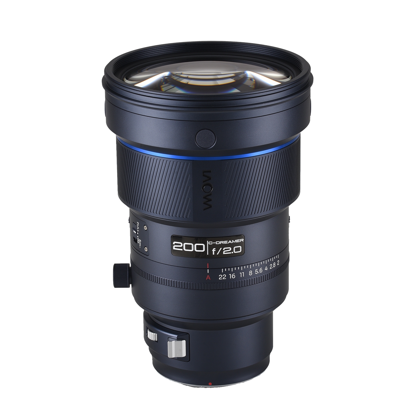  Telephoto Objektiv, Kamera Objektiv, f/2.0, 200mm, manueller Fokus-Schalter