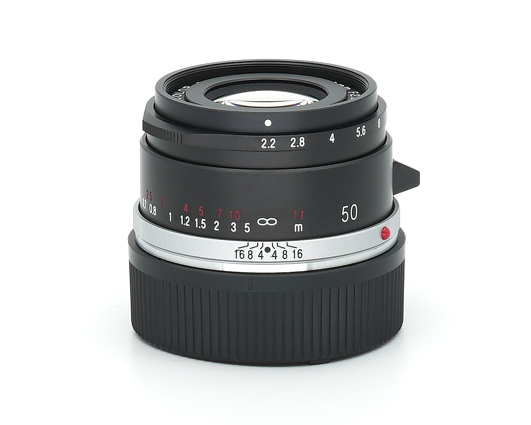 Voigtländer Color-Skopar 50mm 2.2 VM schwarz für Leica M Vitrinemodell #**