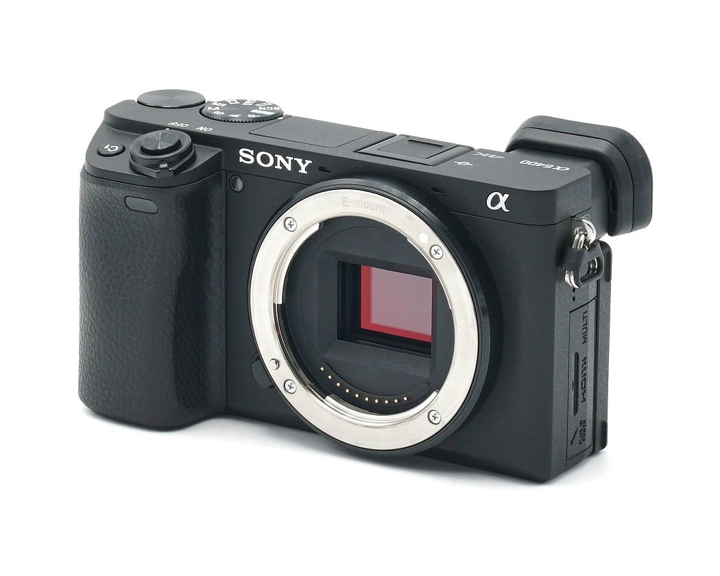 kamera, spiegellose kamera, Sony, Objektivfassung, schwarz