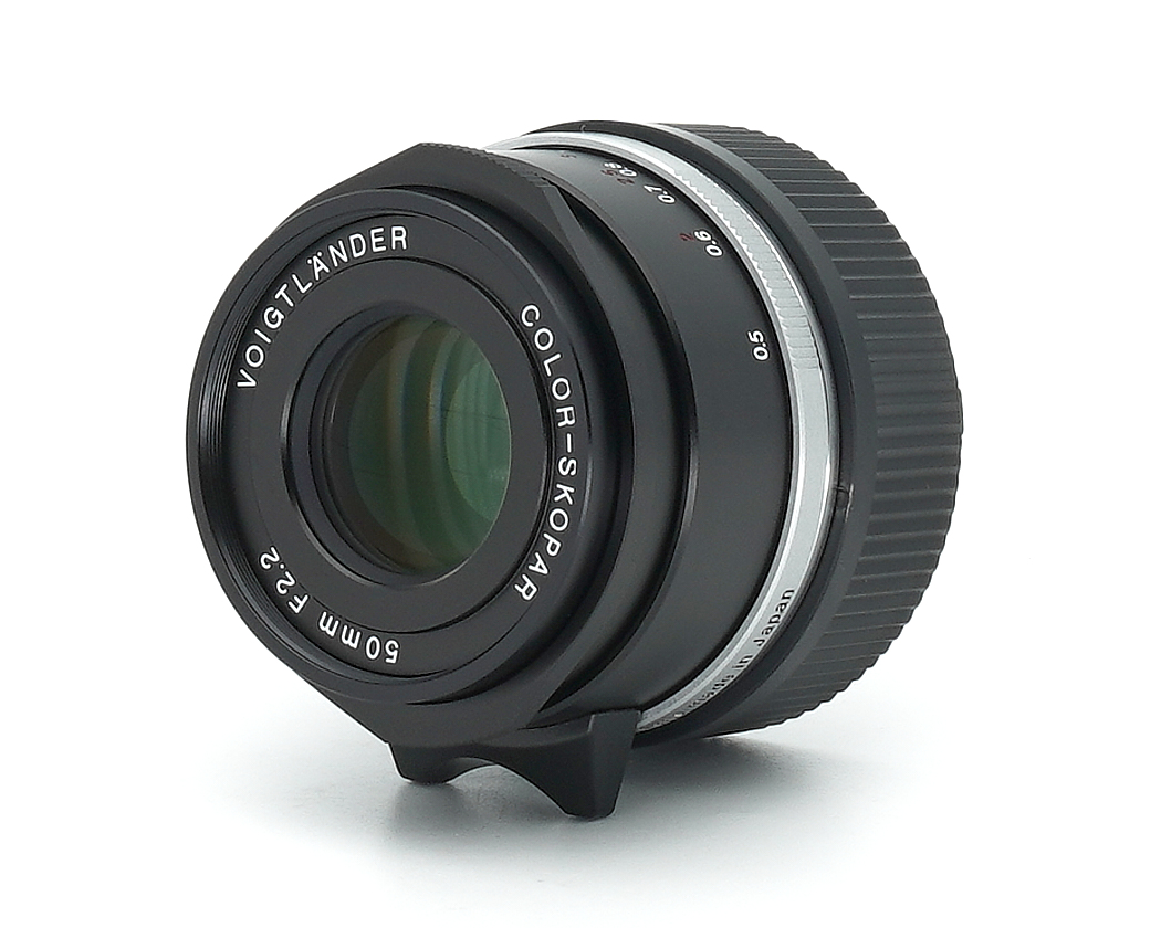 Voigtländer Color-Skopar 50mm 2.2 VM schwarz für Leica M Vitrinemodell #**